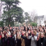 Manifestation des lycens le 11 mars 2004 photo n30 